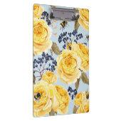 ヴィンテージ黄薔薇 |フラワークリップボード クリップボード (右)