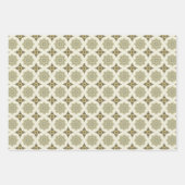 ヴィンテージ黄金アールデコ抽象芸術パターンNo3 ラッピングペーパーシート (正面3)