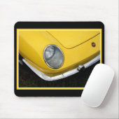 ヴィンテージ黄 マウスパッド (マウス)