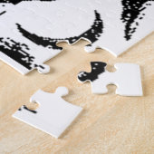 ヴィンテージ黒いBaphomet ジグソーパズル (側面)