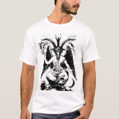ヴィンテージ黒いBaphomet Tシャツ (正面)