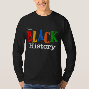 ヴィンテージ黒人歴史月第一女性男性 Tシャツ