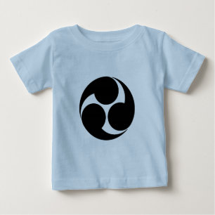 ヴィンテージ黒小早川日本文東洋美術 ベビーTシャツ