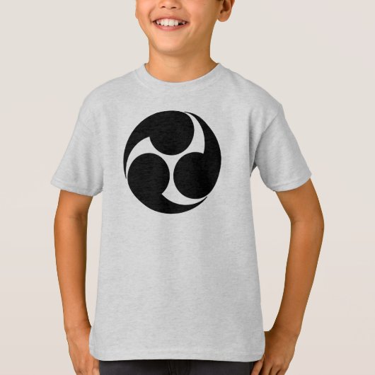 ヴィンテージ黒小早川日本門東洋人 Tシャツ (正面)