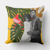 ヴィンテージ黒恋 クッション (正面)