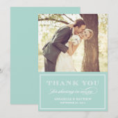 ヴィンテージ黒板サンキューカード サンキューカード (正面/裏面)