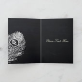 ヴィンテージ黒板 ペコンの結婚式 お礼 サンキューカード (内部)