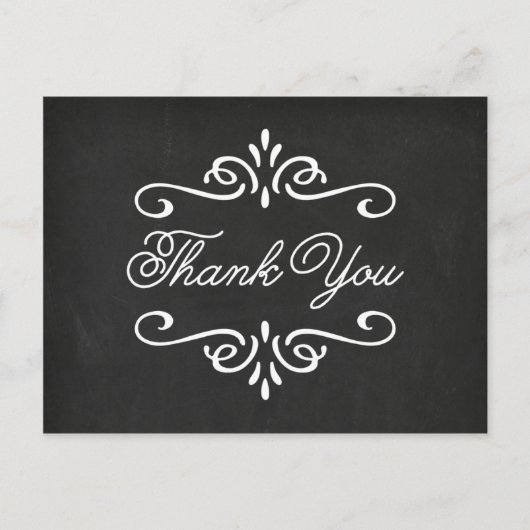 ヴィンテージ黒板 |卒業式 ポストカード (正面)