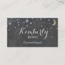 ヴィンテージ黒板（星と月）