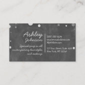 ヴィンテージ黒板(星と月) 名刺 (裏面)