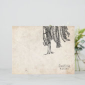 ヴィンテージ黒枝垂れ柳プログラムカバー (スタンド正面)