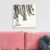 ヴィンテージ黒枝垂柳 キャンバスプリント (インサイチュ (リビング))