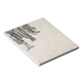 ヴィンテージ黒枝垂柳 ノートパッド (アングル)