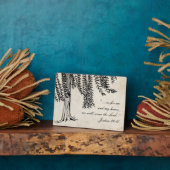 ヴィンテージ黒枝垂柳 フォトプラーク (側面)