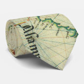 ヴィンテージ黒海の地図(1559) ネクタイ (ロール)
