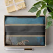 ヴィンテージ黒猫とおもしろいかぼちゃ人 薄葉紙 (ギフト)