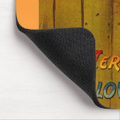 ヴィンテージ黒猫ハロウィーン マウスパッド (コーナー)