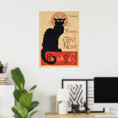 ヴィンテージ黒猫広告ポスター ポスター (ホームオフィス)