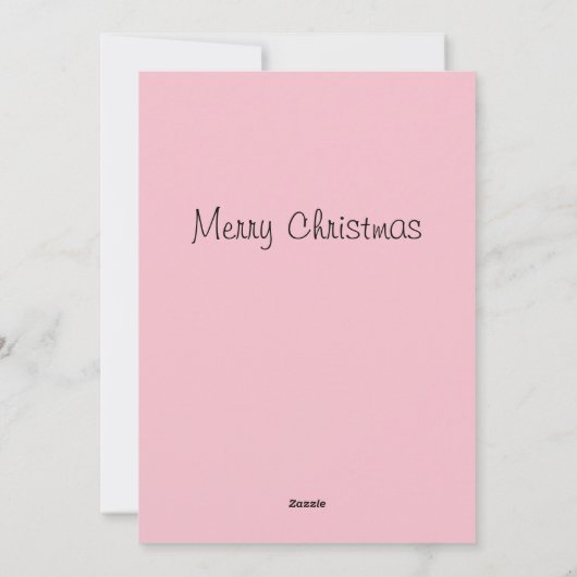 ヴィンテージ黒猫飾のクリスマスツリー シーズンカード (裏面)