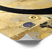 ヴィンテージ黒猫 ポスター (角)