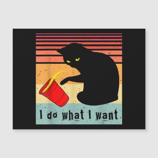 ヴィンテージ黒猫Red Cupで欲しいおもしろいこと (正面)