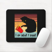 ヴィンテージ黒猫Red Cupで欲しいおもしろいこと マウスパッド (マウス)