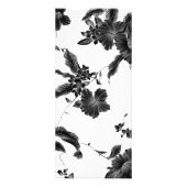 ヴィンテージ黒色花柄 ラックカード (裏面)