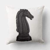 ヴィンテージ黒駒 クッション (裏面)