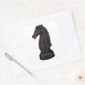 ヴィンテージ黒駒 スクエアシール (封筒)