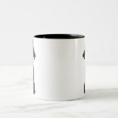 ヴィンテージ黒駒 ツートーンマグカップ (中央)
