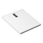 ヴィンテージ黒駒 ノートパッド (アングル)