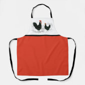 ヴィンテージ黒鶏 エプロン (正面)