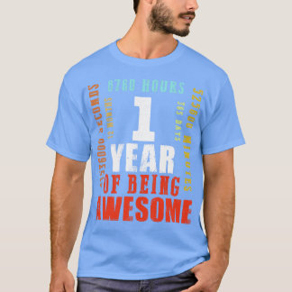 ヴィンテージ1年の誕生日素晴らし Tシャツ