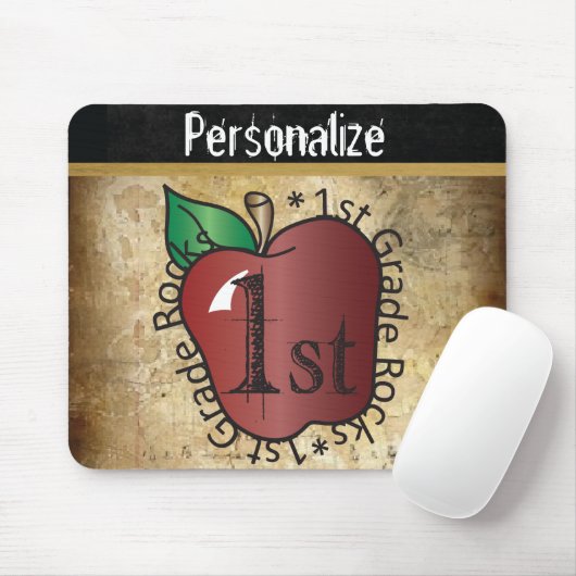 ヴィンテージ1年生先生 マウスパッド (マウス)