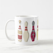 ヴィンテージ10ピンボーリングピン コーヒーマグカップ (左)