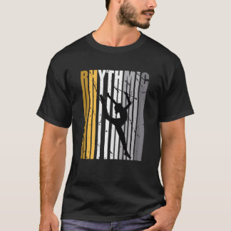 ヴィンテージ10代の体操ファやる気を起こさせるン Tシャツ