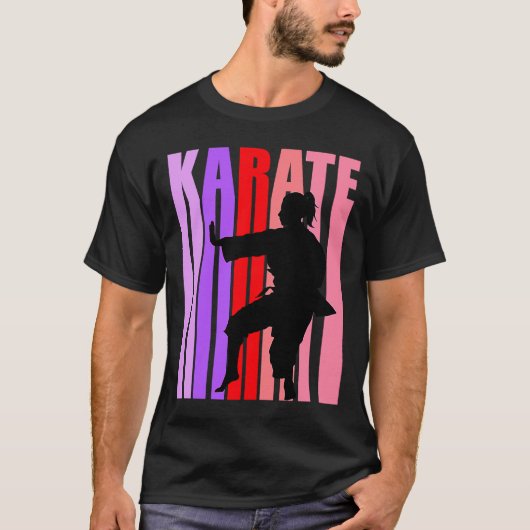 ヴィンテージ10代の空手誕生日クールカラーズグレーファンク Tシャツ (正面)