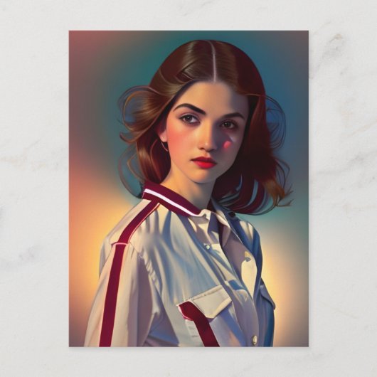 ヴィンテージ10代の若者 ポストカード (正面)