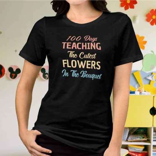 ヴィンテージ100日の学校先生 トライブレンドTシャツ