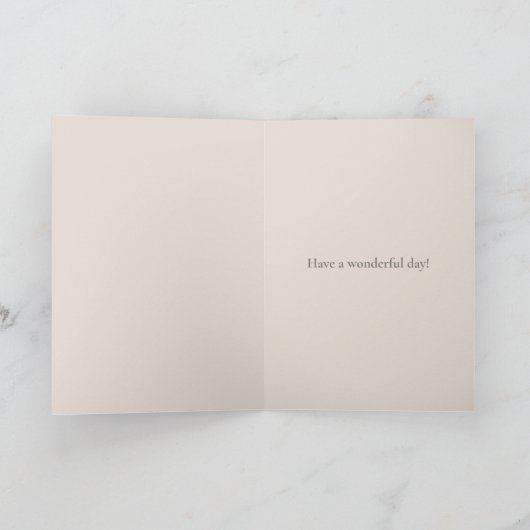 ヴィンテージ100thエレガントジョージアレディ誕生日 カード (内部)