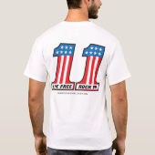 ヴィンテージ11のbackprint tシャツ (裏面)