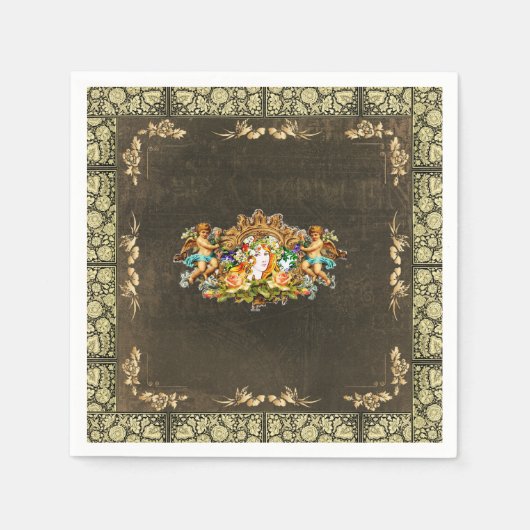 ヴィンテージ114 スタンダードカクテルナプキン (正面)