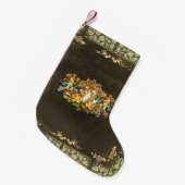 ヴィンテージ114 スモールクリスマスストッキング (正面 (吊り時))