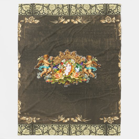 ヴィンテージ114 フリースブランケット (正面)