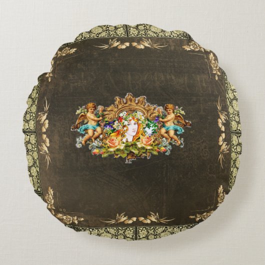 ヴィンテージ114 ラウンドクッション (正面)