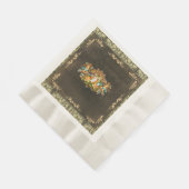 ヴィンテージ114 縁ありランチョンナプキン (角)