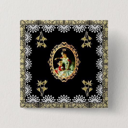 ヴィンテージ115 缶バッジ (正面)