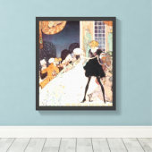 ヴィンテージ12の踊りプリンセスバイカイニールセン キャンバスプリント (インサイチュ (ウッドフロア))