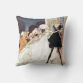 ヴィンテージ12の踊りプリンセスバイカイニールセン クッション (裏面)