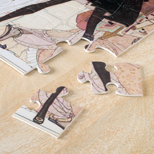 ヴィンテージ12の踊りプリンセスバイカイニールセン ジグソーパズル (側面)